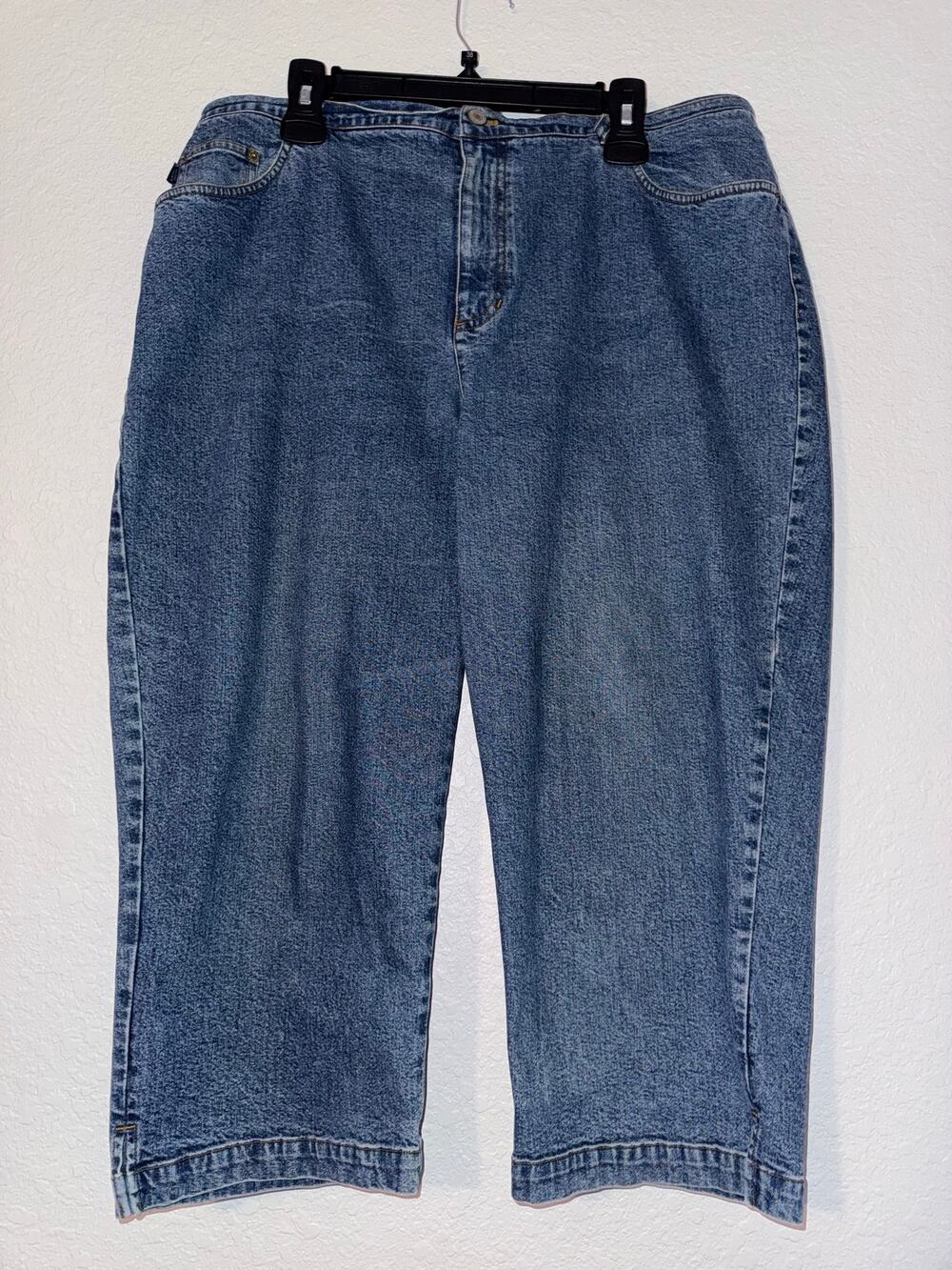 Lauren Jeans Co. Ralph Lauren Wide Leg Cropped Jeans Women’s 16W